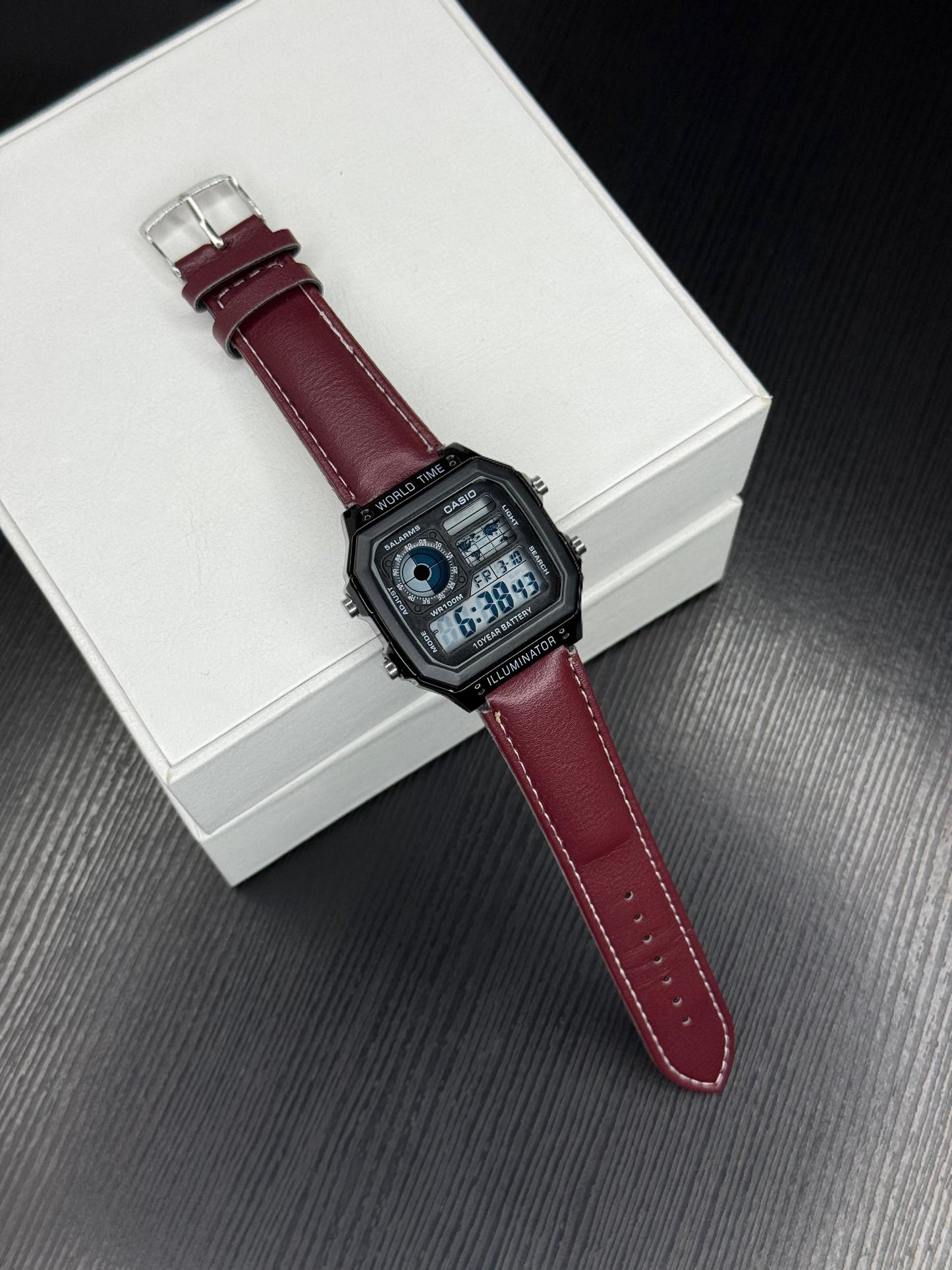 Vintage Style Men’s Watch | Classic Design | Brown Strap