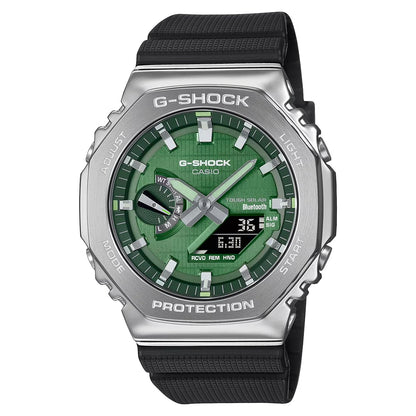 GA-2100 Steel Analog-Digital Watch with Auto Light & Full Functions