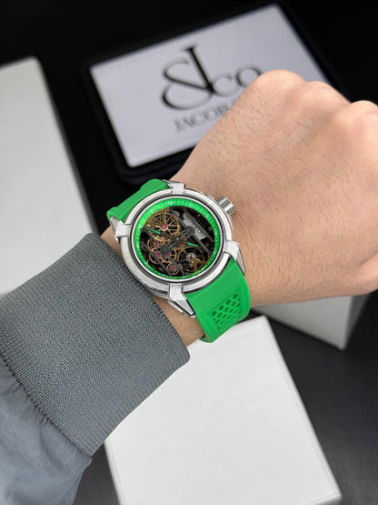 Epic X Titanium Green Men’s Automatic Watch | Sapphire Glass