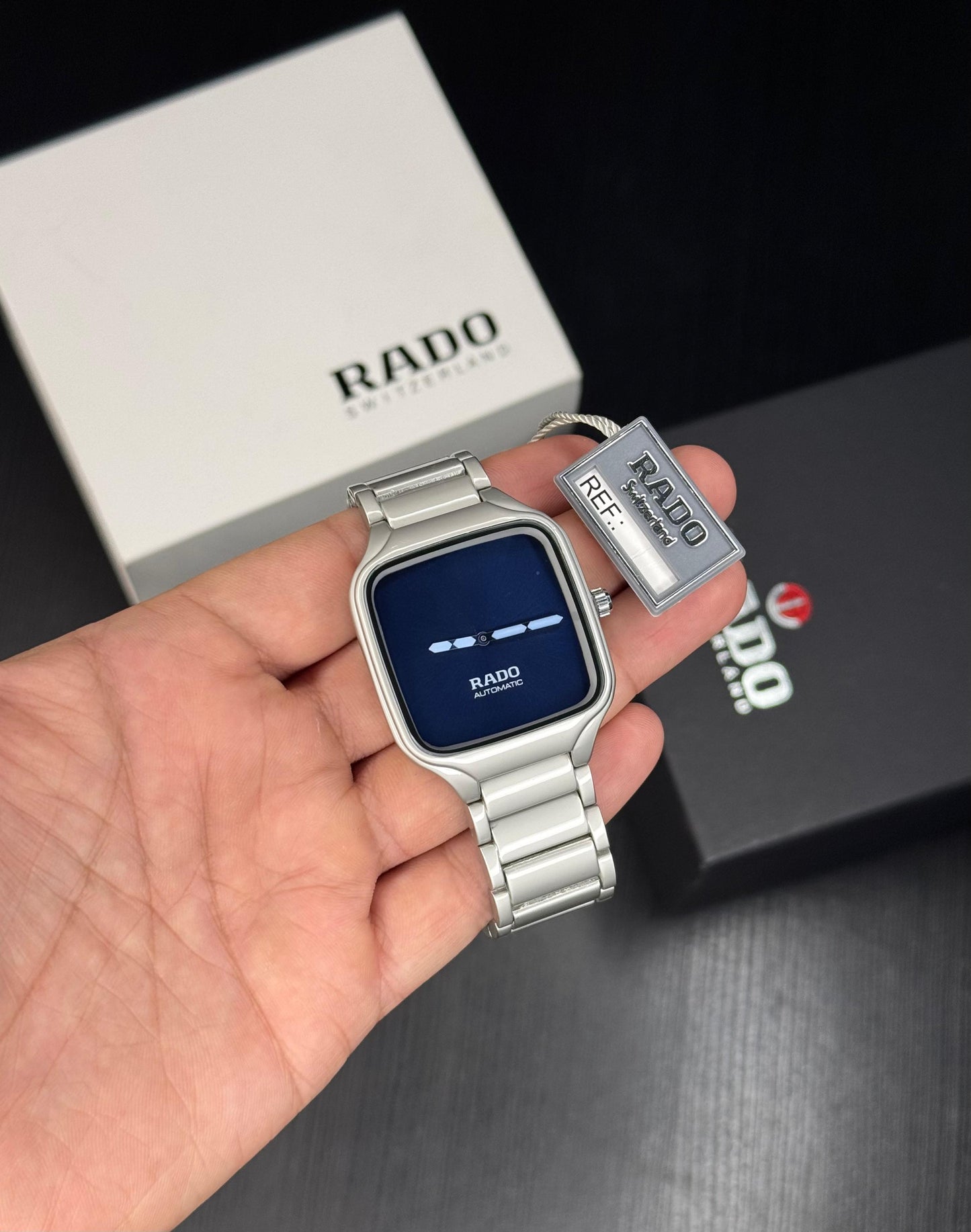 Premium Men’s Quartz Watch – Blue Dial | Slim 7mm Case | Sapphire Glass