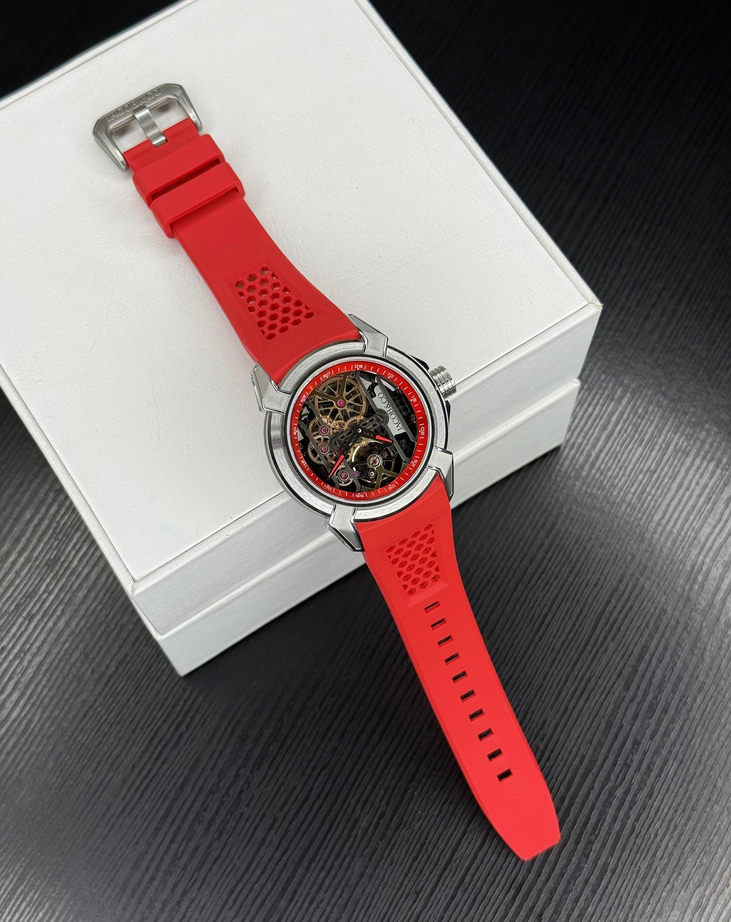 Epic X Titanium Red Men’s Automatic Watch – Sapphire Crystal | 44mm