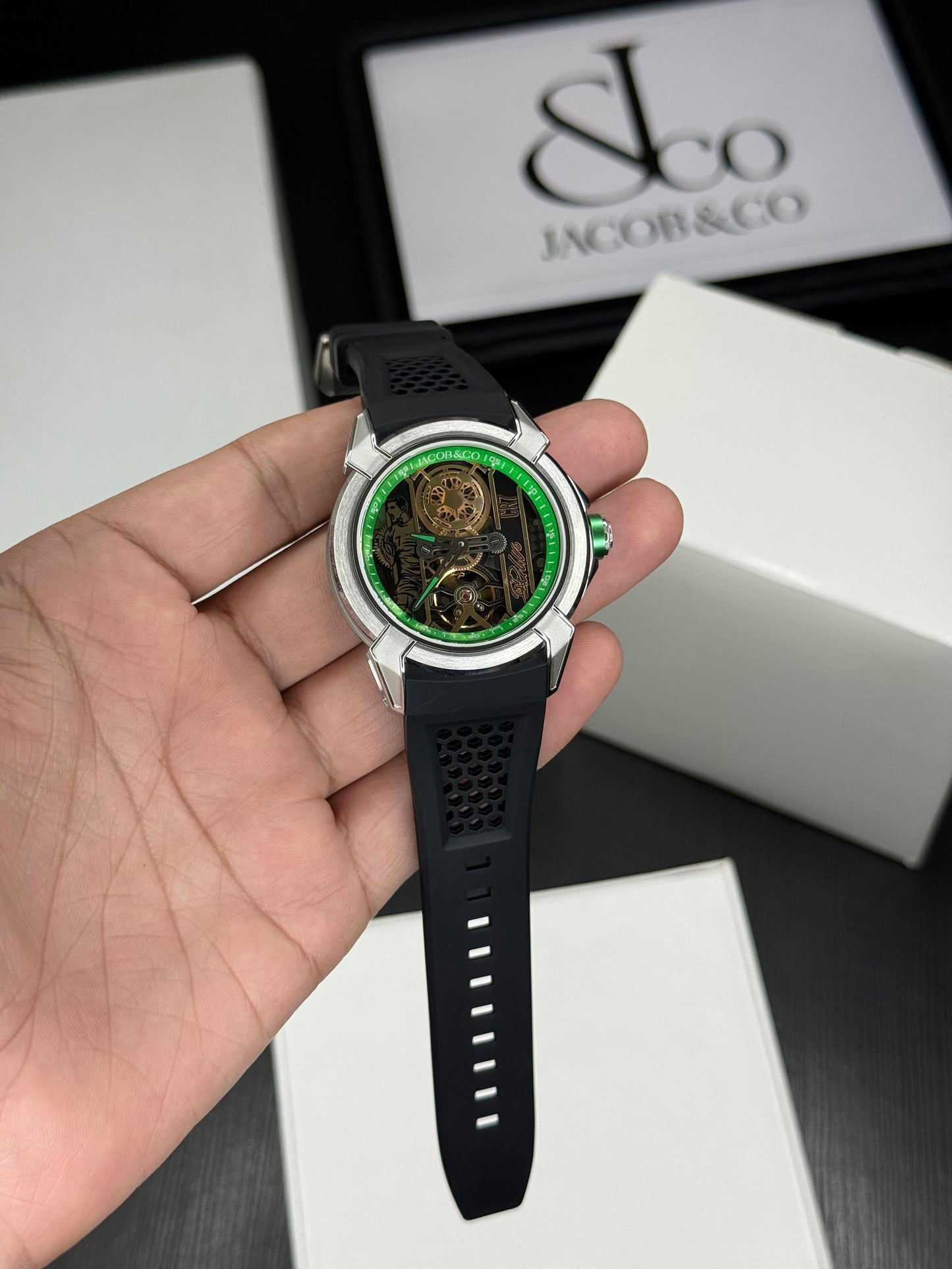 CR7-Inspired Men’s Automatic Watch - Titanium Case | Sapphire Glass