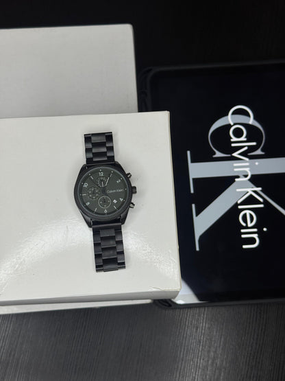 Men’s Green Dial Watch | Black Strap | 42mm Quartz