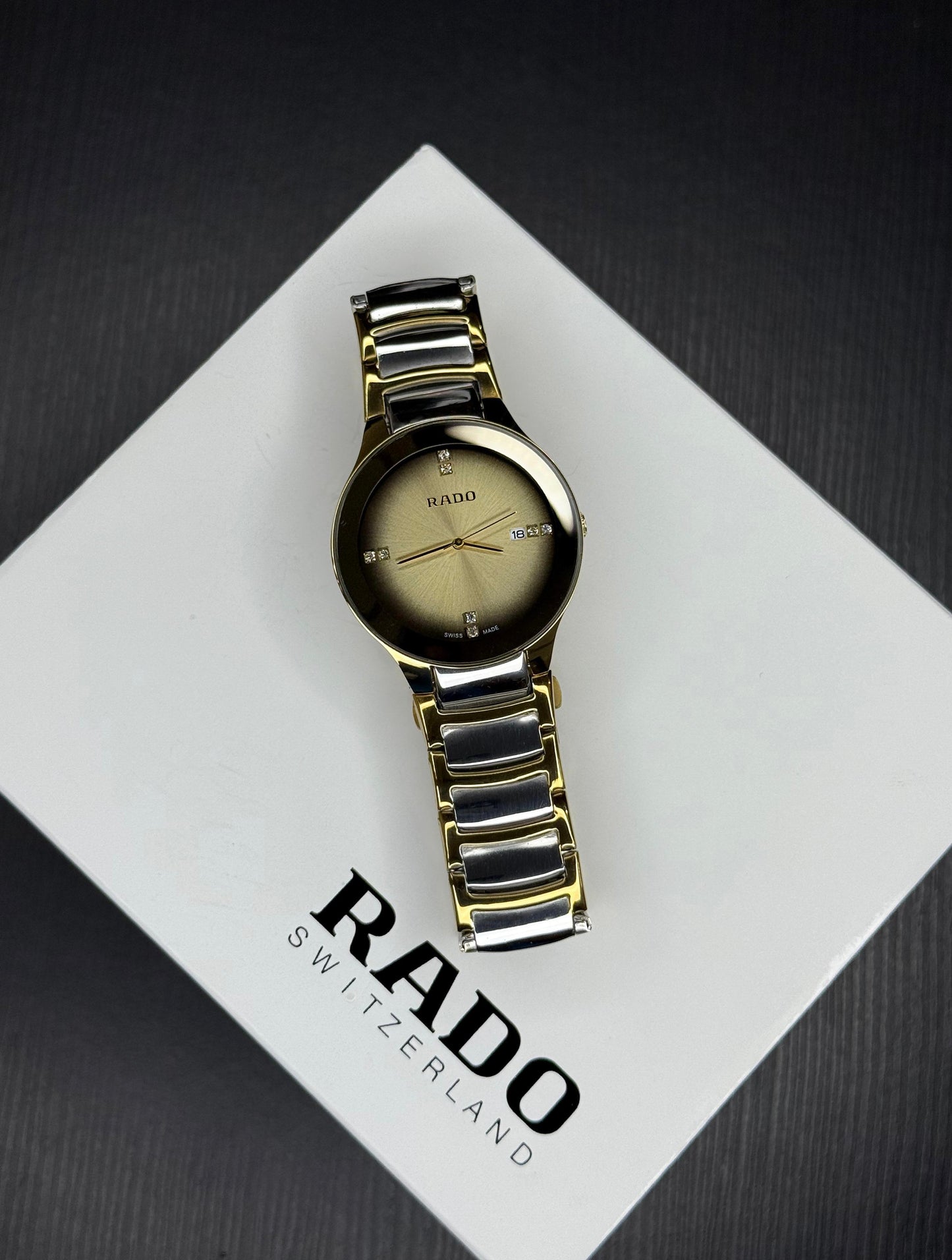 Luxury Jubilee-Style Men’s Watch – Two-Tone Steel | Round Dial