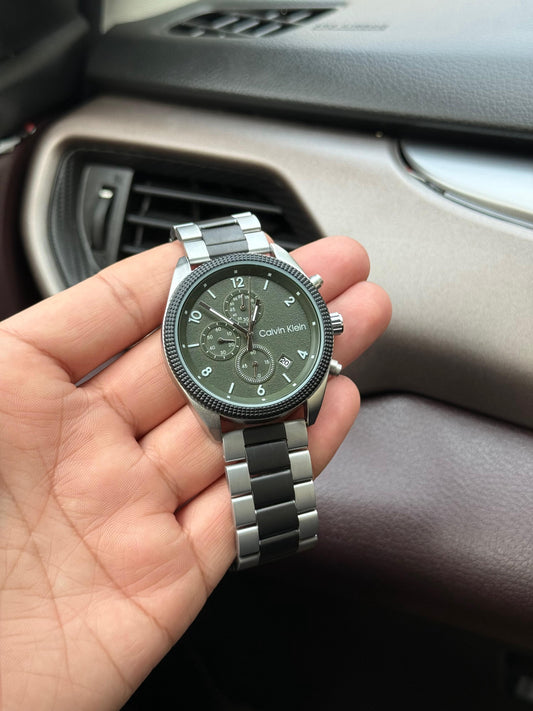 Hot Selling Men’s Watch – Green Dial | Two-Tone Bracelet