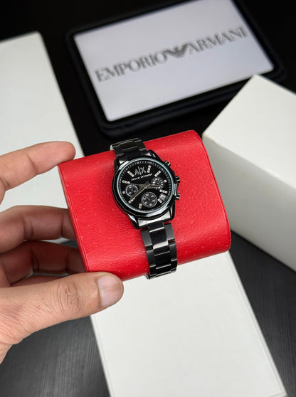 Sporty Quartz Watch for Women – Black Strap | Round Dial | 36mm Case