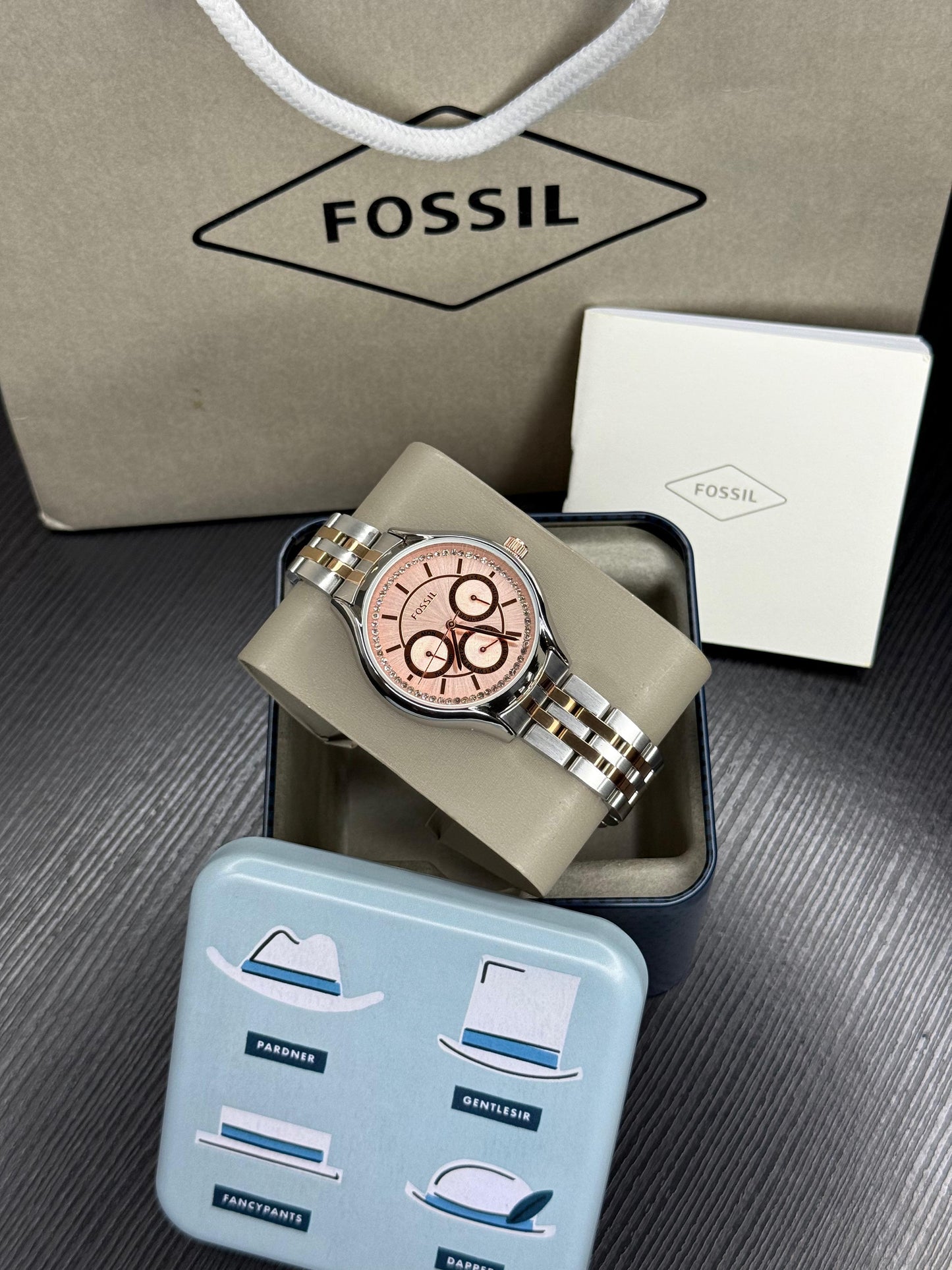 Two-Tone Rose Gold Women’s Watch – Quartz Movement | Round Dial | 36mm