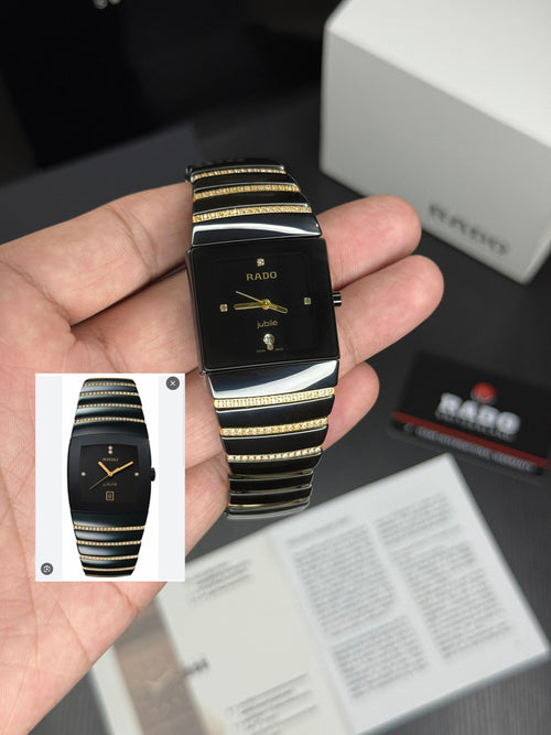 Full Ceramic Men’s Watch – Square Dial | Sapphire Crystal | 38mm