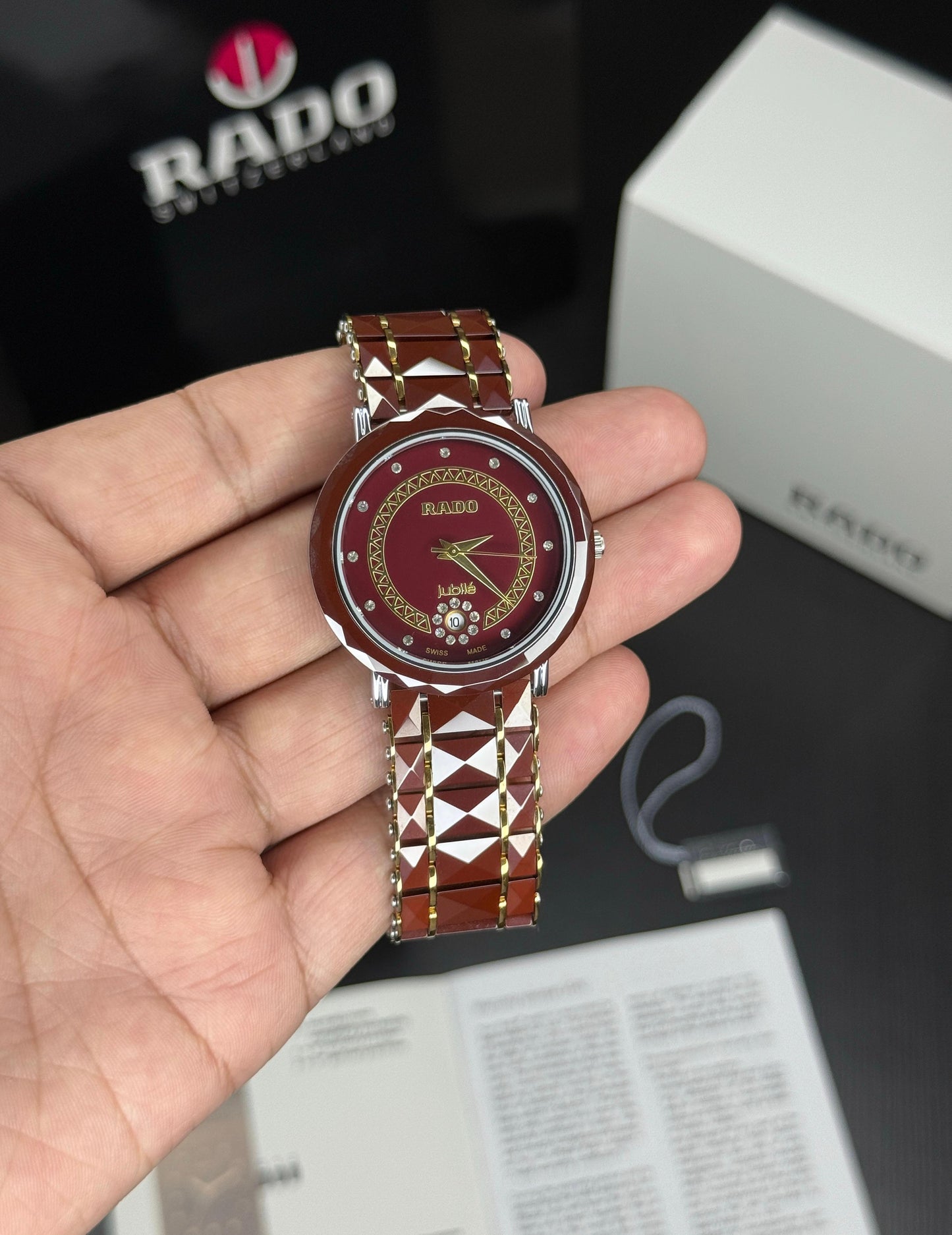 Full Brown Ceramic Men’s Watch – Sapphire Crystal | 36mm