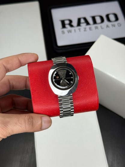 Classic Men’s Automatic Open Heart Watch – Elegant Luxury Timepiece