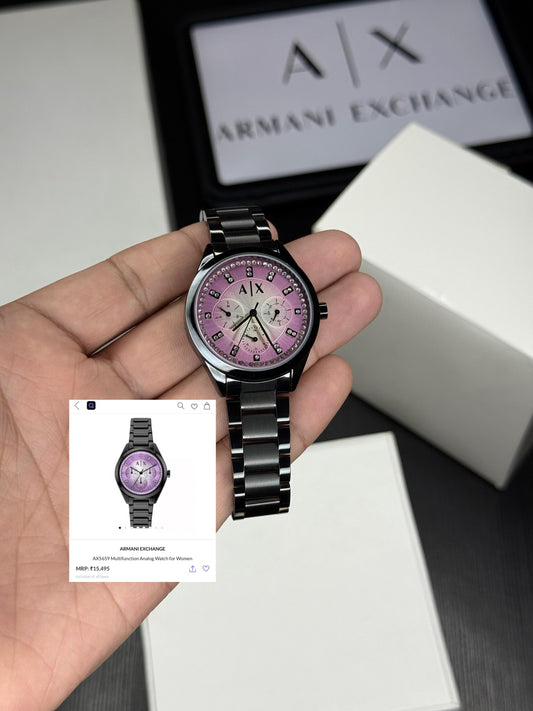 The Perfect Valentine Gift – Stylish Black Chronograph Watch