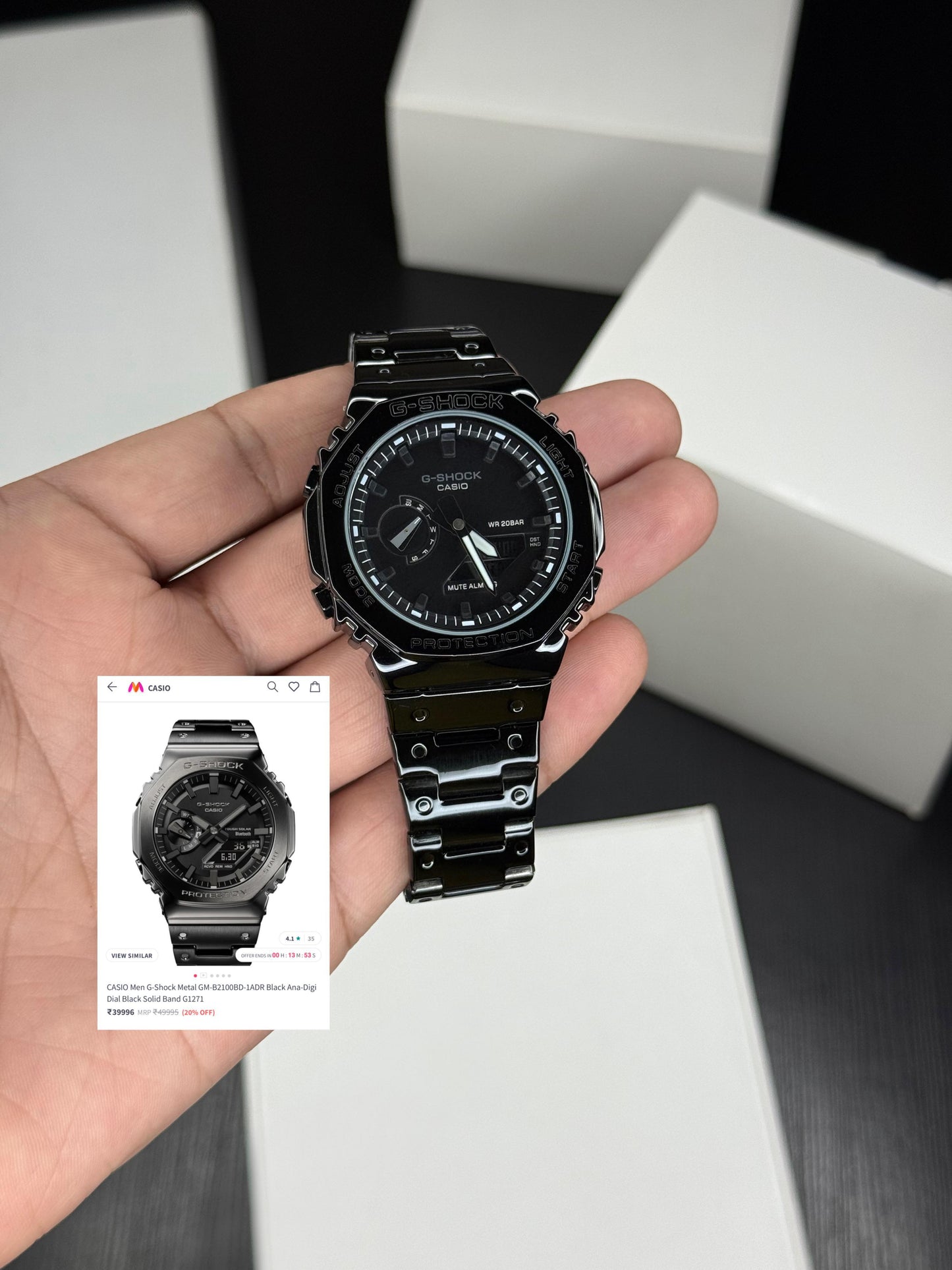 Full Ceramic Men’s Watch with Sapphire Glass