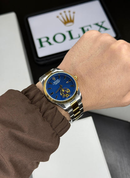 Label Noir Automatic Men's Watch  with Two Tone Dial