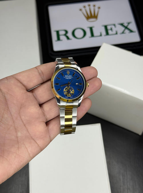 Label Noir Automatic Men's Watch  with Two Tone Dial