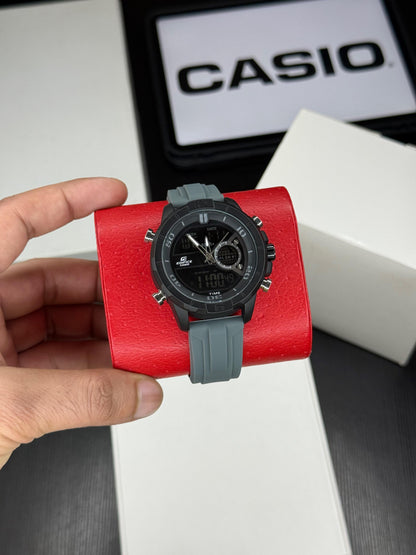 Dual Analog Digital Watch | Rubber Strap