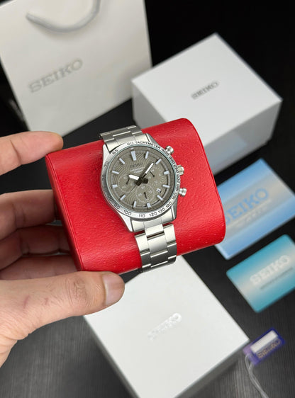 Modern Full Grey Men’s Watch – Slim Case | Fold-Over Lock