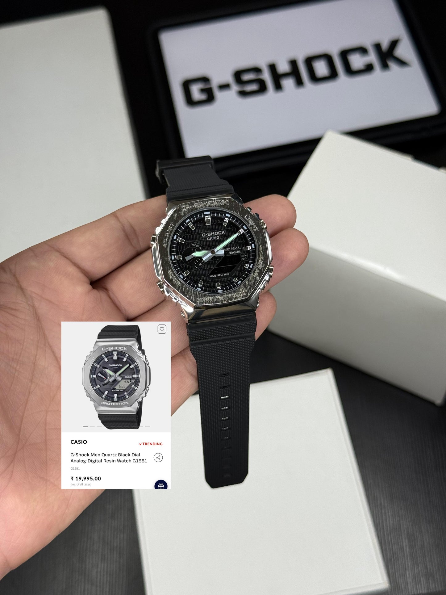 High-Performance Steel Sports Watch with 200M Water Resistance