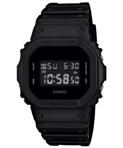 Classic Full-Black Men’s Tough Watch – Resin Case | Digital Time