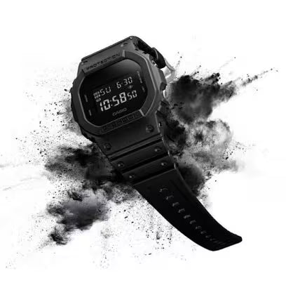 Classic Full-Black Men’s Tough Watch – Resin Case | Digital Time
