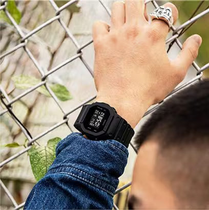 Classic Full-Black Men’s Tough Watch – Resin Case | Digital Time