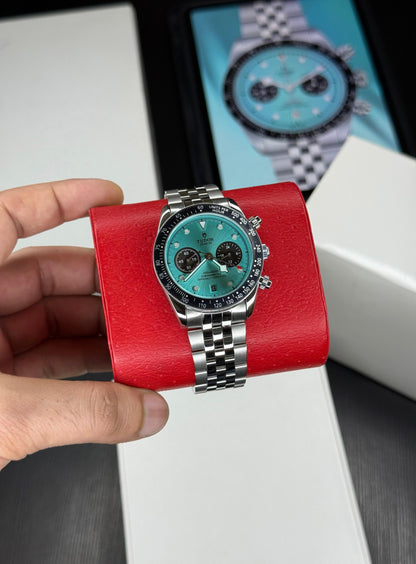 Black bay Chronograph Falmingo Blue